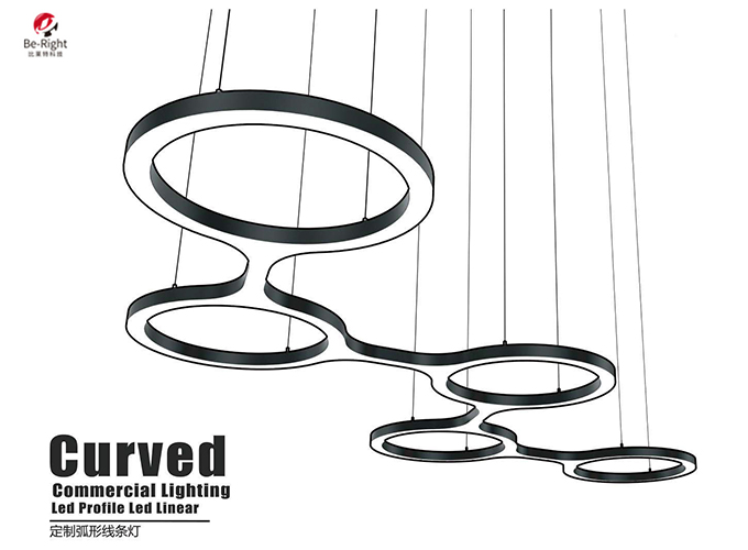 Customized curved line light